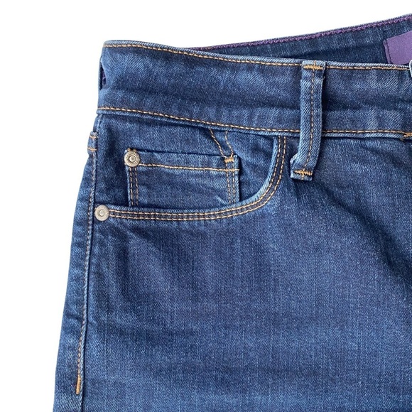 NYDJ Legging Jeans Size 4 Skinny Dark Wash Not Your Daughters Jeans - Picture 5 of 11